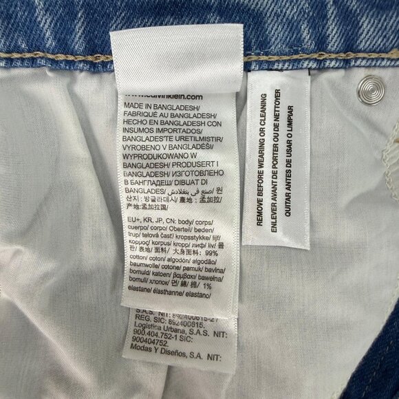 Calvin Klein Maxi Denim Skirt Women’s Size 8 / 29 Blue High Waist Long Jean Skir - Picture 15 of 16